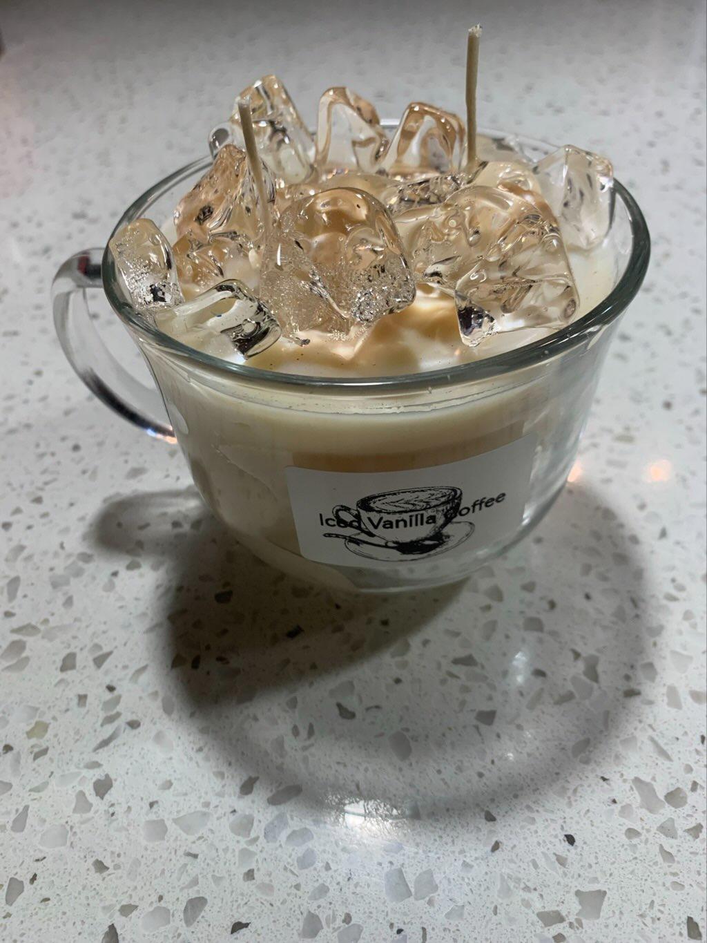Ice vanilla coffee