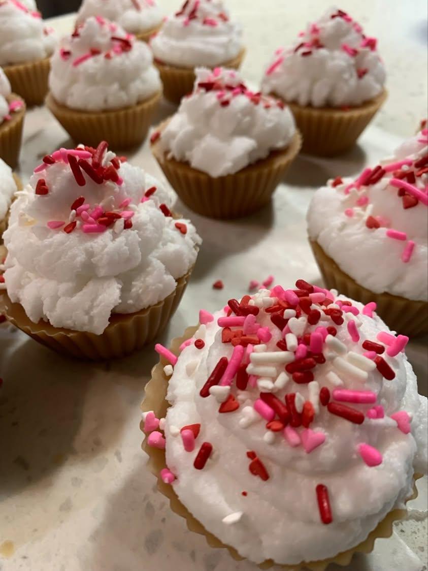 Valentine's Day cupcake wax melts